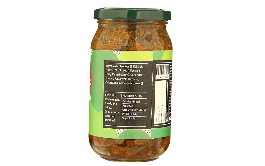 Aamra Dry Mango Pickle    Glass Jar  290 grams